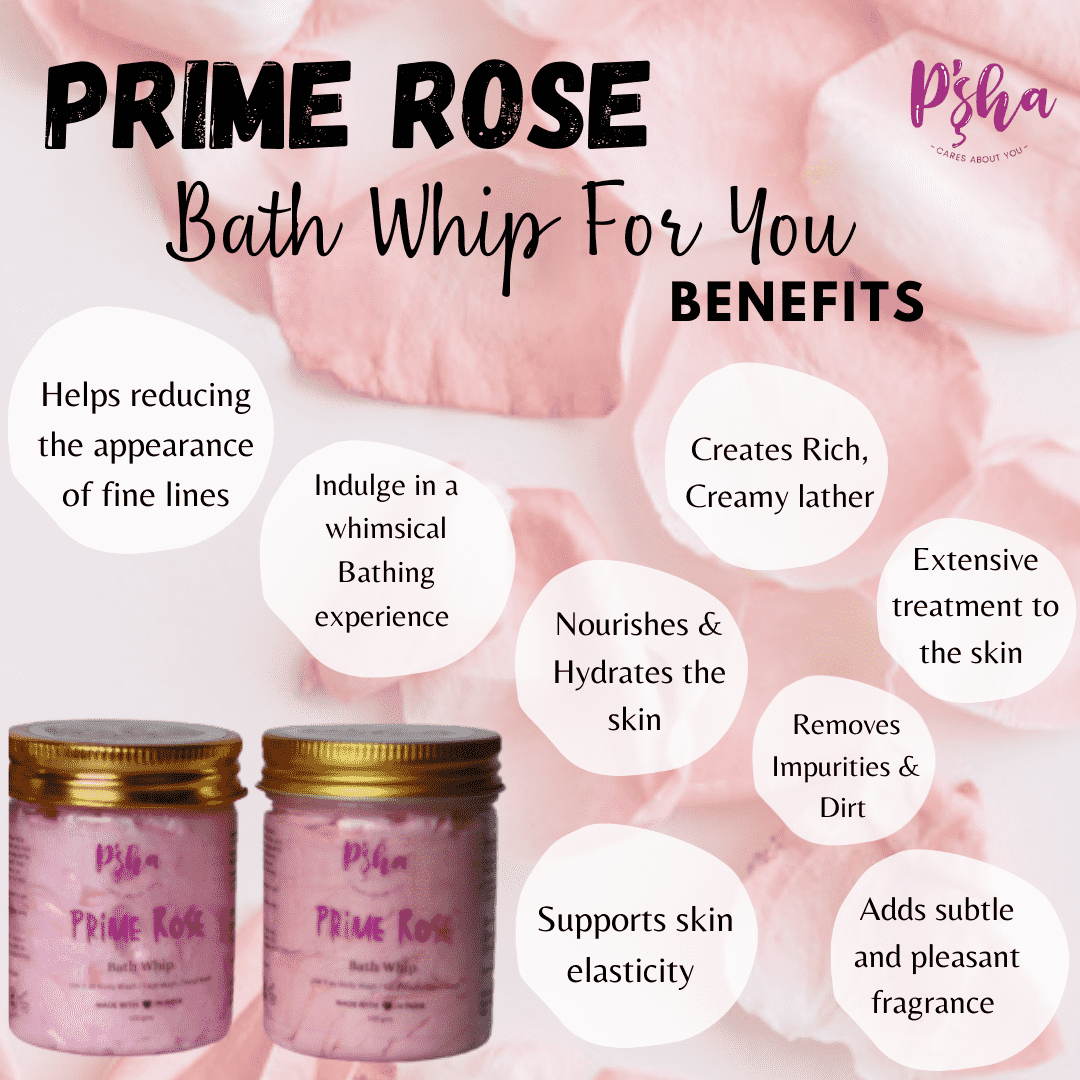 Prime Rose Bath Whip - Hydrating, Nourishing, Aromatherapeutic Skin Care Prime Rose Bath Whip - Hydrating, Nourishing, Aromatherapeutic Skin Care