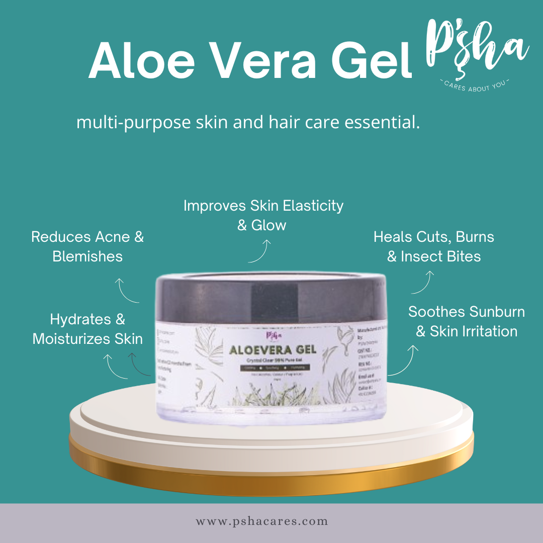Aloe Vera Gel 100% Pure (100g) - Psha