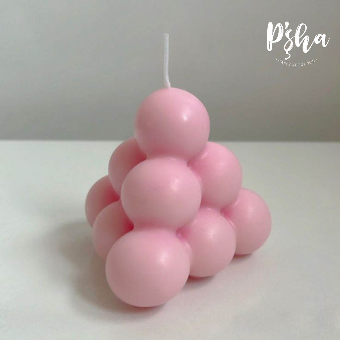 Pyramid Bubble Candle