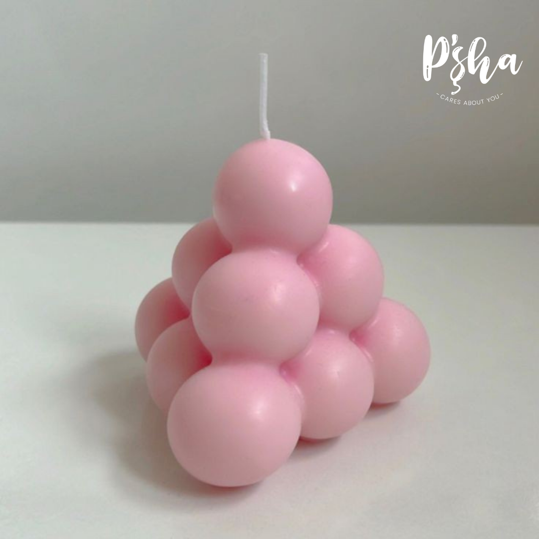 Pyramid Bubble Candle - Pshacares
