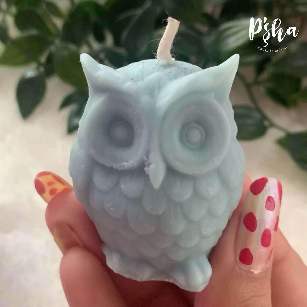 Owl Candle