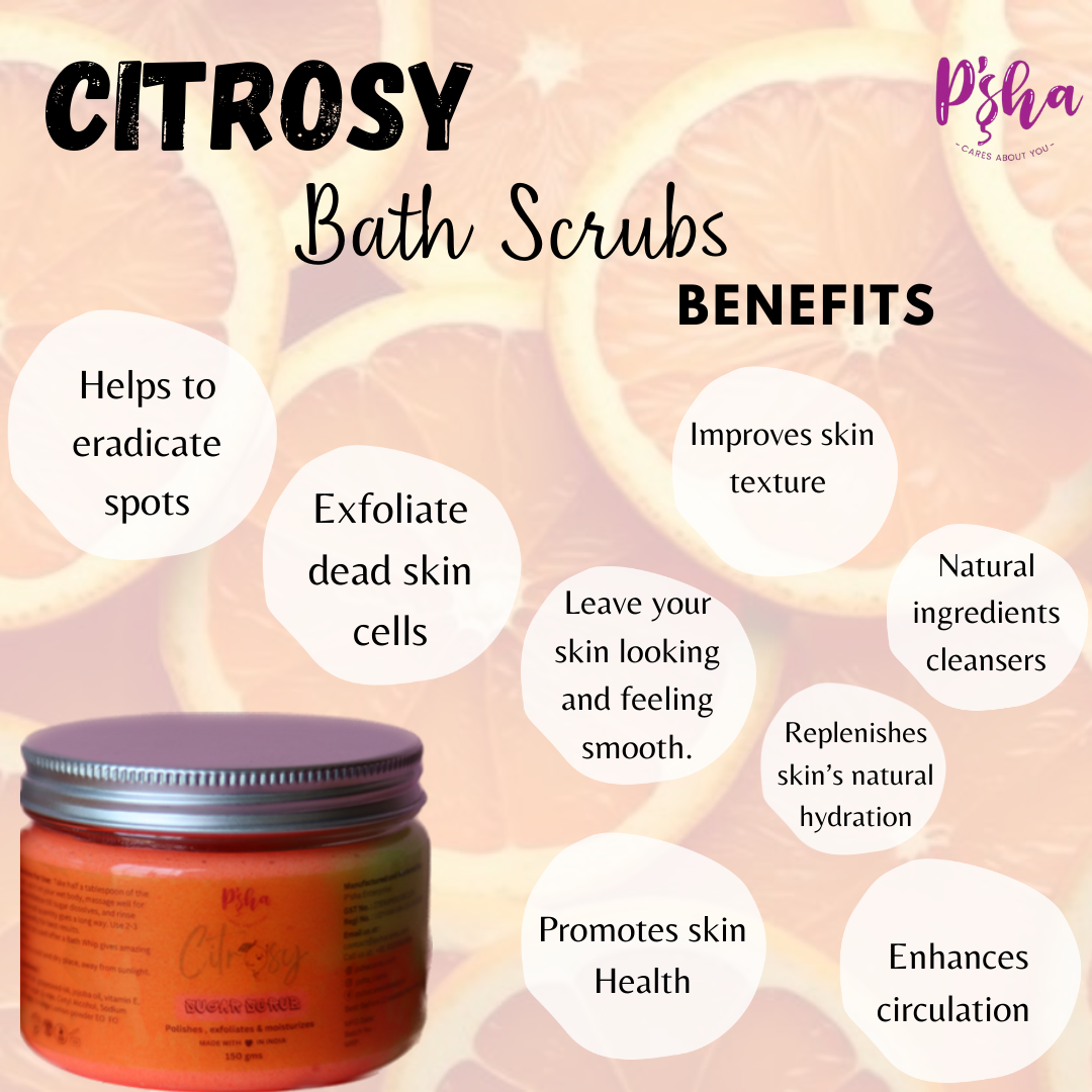 Citrosy Body Scrub - Rejuvenate with Refreshing Citrus Infusion