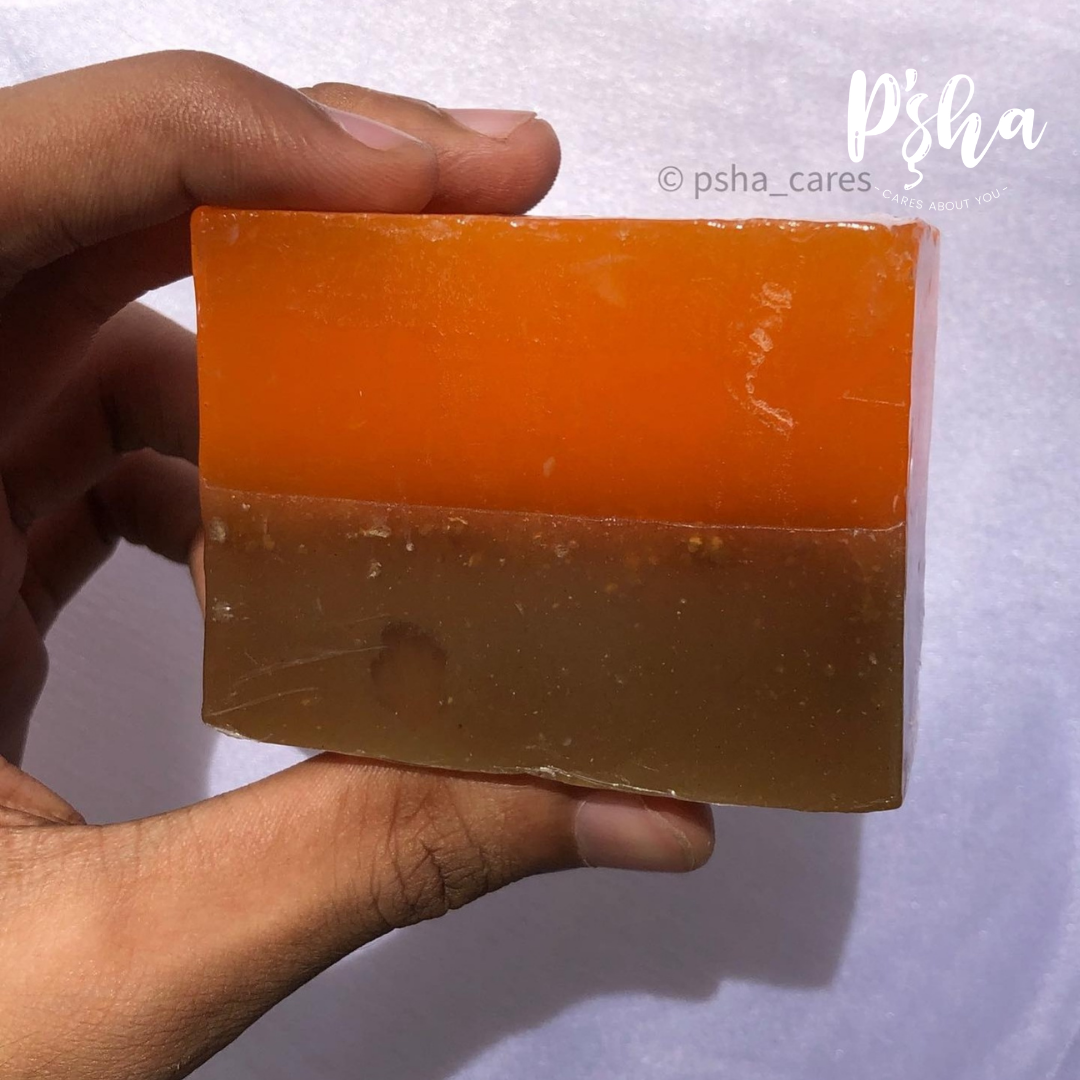 Indulge in the revitalizing aroma of oranges with our Orange Vitamin C Soap. This luxurious bathing experience leaves your skin feeling refreshed, radiant, and nourished. With benefits including protection of the skin's natural oils, gentle cleansing, and clearing of skin issues, this soap is a must-have for your skincare routine.