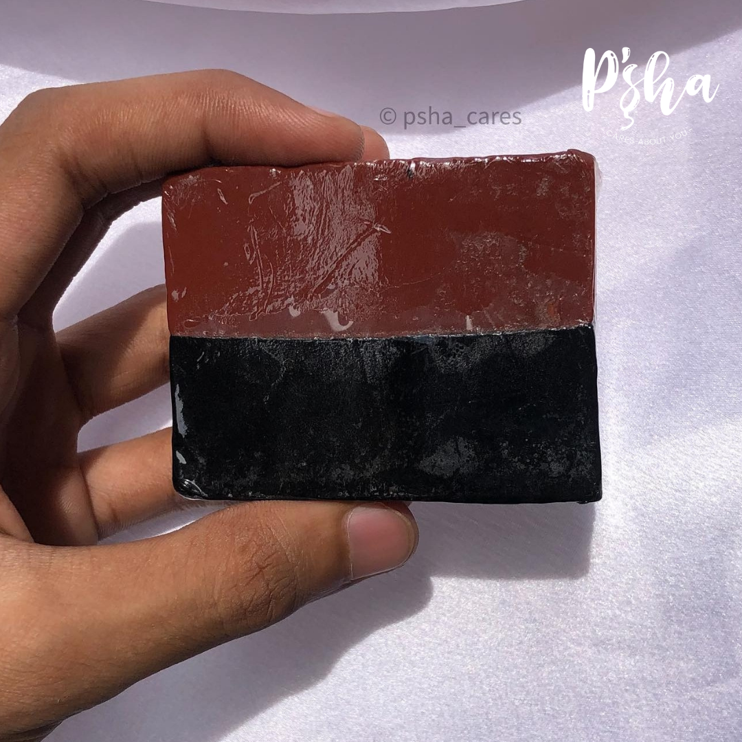 Experience the purifying benefits of our Charcoal Clay Soap. Highly recommended for oily and normal skin, this handmade natural soap features French Red Clay for exfoliation and Charcoal for astringent properties, reducing excess oil, soothing skin issues, and promoting a firmer texture. Crafted with high-quality, chemical-free ingredients, this soap is a must-have for your skincare routine.