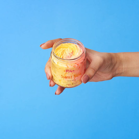 Sunset Shine Bath Whip - Nourishing Skin Care for Radiant Glow