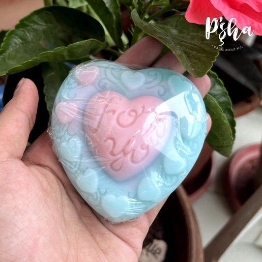 Discover our For You Heart Soap, a moisturizing glycerin soap that helps keep your skin hydrated and gentle. Suitable for all skin types, including kids aged 3 years and above. Made ... ... in India.