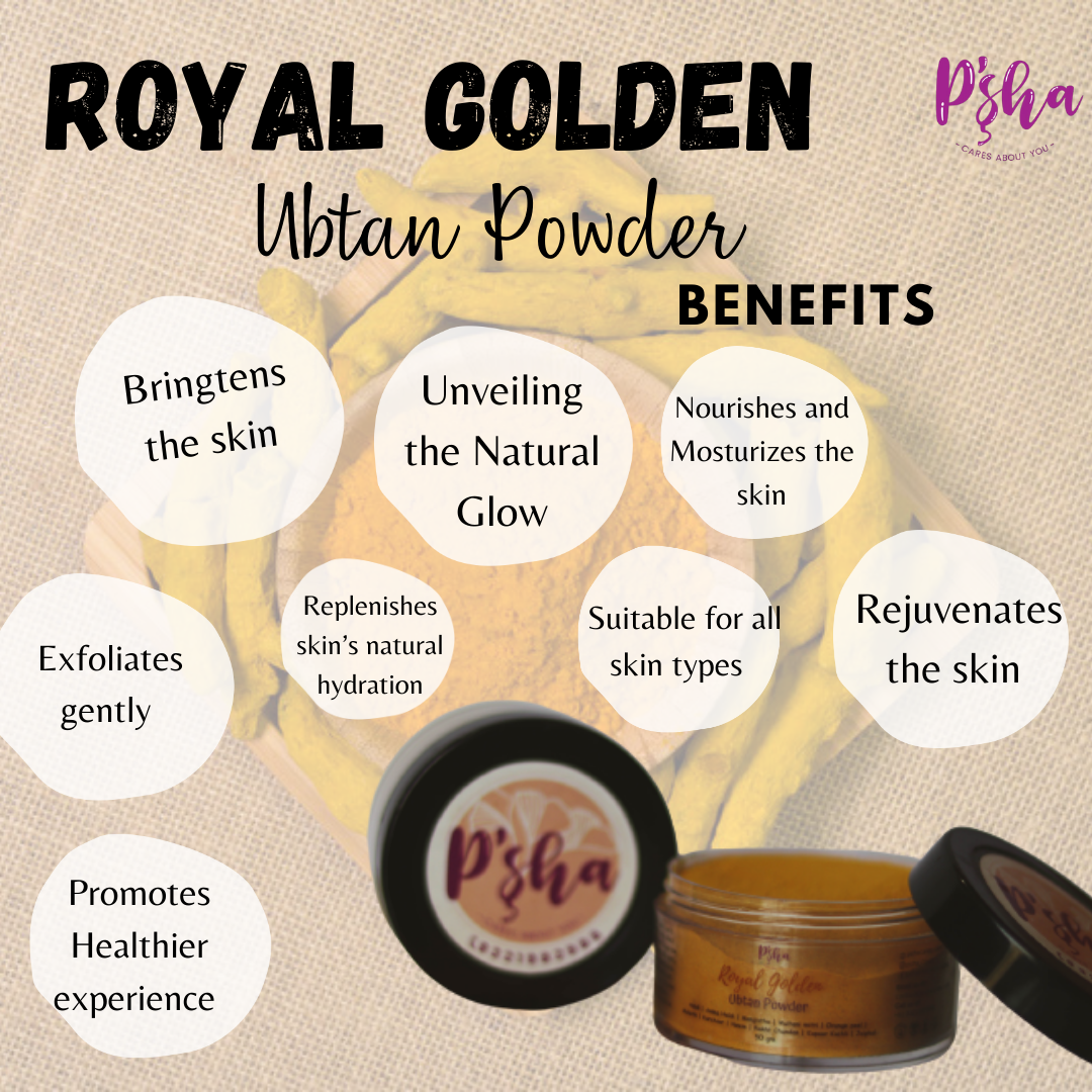 Royal Golden Ubtan Powder - Pshacares