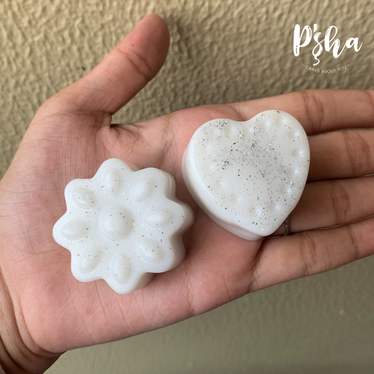 Experience on-the-go indulgence with our Flower Heart Mini Soap – a travel-sized gem from India. This hydrating and moisturizing cleansing bar, tailored for all skin types, boasts a gentle formula, ensuring a refreshing and rejuvenating sensation wherever your adventures lead. Elevate your skincare ritual with this compact companion, cultivating a blossoming, radiant glow that travels with you. Discover the essence of luxury in every lather.