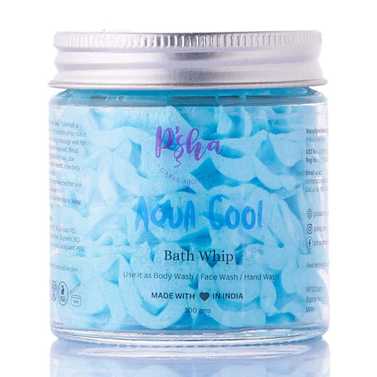 Aqua Cool Bath Whip - Deep Hydration, Cooling Sensation, Gentle Cleansing, Aromatherapy - Pshacares