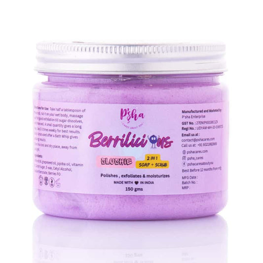 Berrilicious Body Slushie - Exfoliating and Hydrating Skincare Ritual - Pshacares