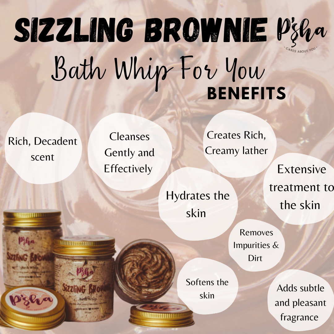 Sizzling Brownie Bath Whip - Decadent Hydration and Cleansing