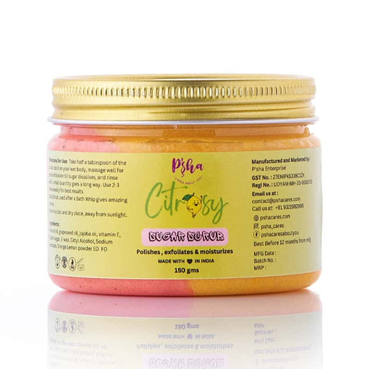 Citrosy Body Scrub - Rejuvenate with Refreshing Citrus Infusion - Pshacares