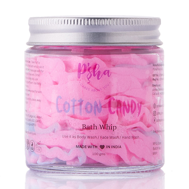 Cotton Candy Bath Whip - Whimsical Experience, Delicate Fragrance, Luxurious Cleansing and Moisturizing