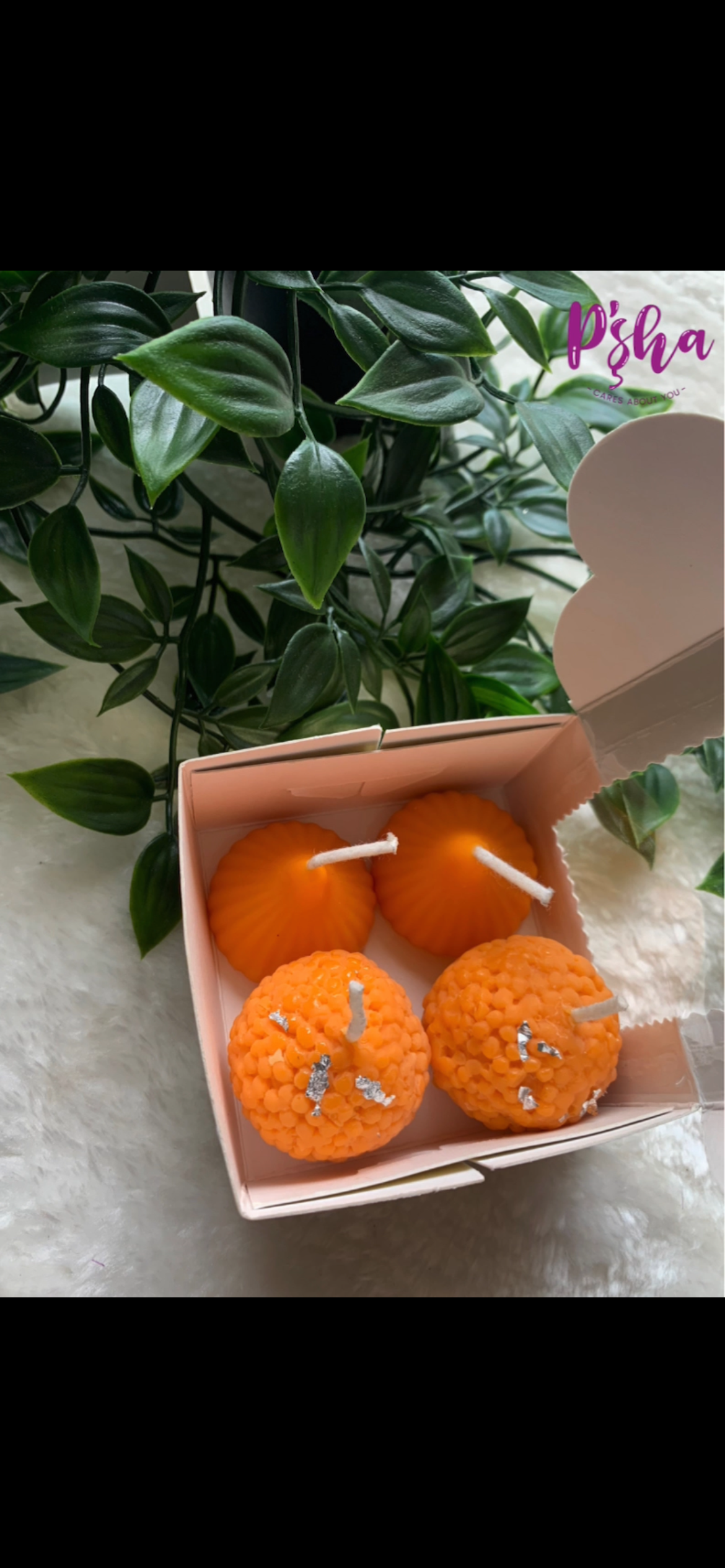 MoMo (2  Motichoor- 2 Modak) candles - Pshacares