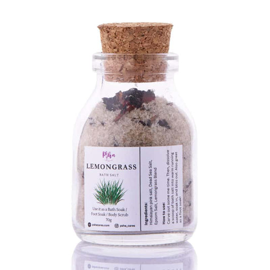 Lemongrass Bath Salt - Pshacares