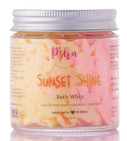Sunset Shine Bath Whip - Nourishing Skin Care for Radiant Glow