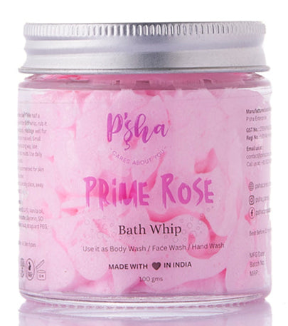 Prime Rose Bath Whip - Hydrating, Nourishing, Aromatherapeutic Skin Care