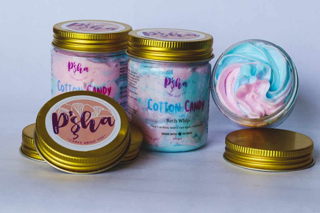 Cotton Candy Bath Whip - Whimsical Experience, Delicate Fragrance, Luxurious Cleansing and Moisturizing