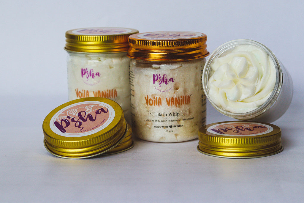 Voila Vanilla Bath Whip - Nourishing Vanilla-Infused Skin Care